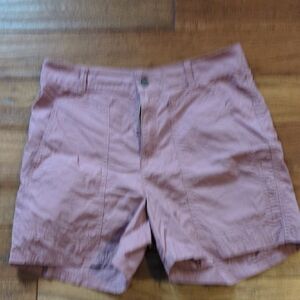 Columbia Dusty Pink High Waist Cotton Shorts 10
